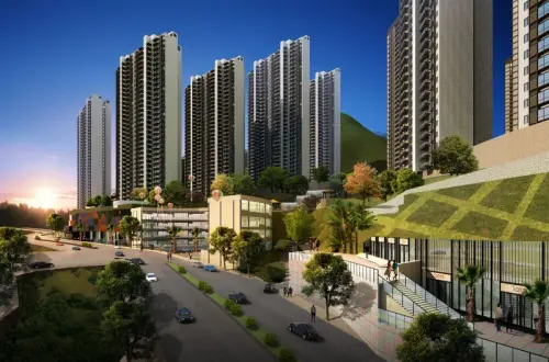 理想城坐落于贵阳油榨街板块,扼守主城东出口大门,贵阳主城区-龙洞