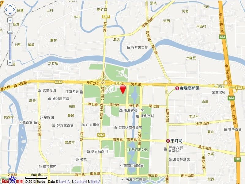 交通图:千灯湖1号 交通图:千灯湖1号