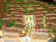 万达旁,浔南版块,四合院别墅。