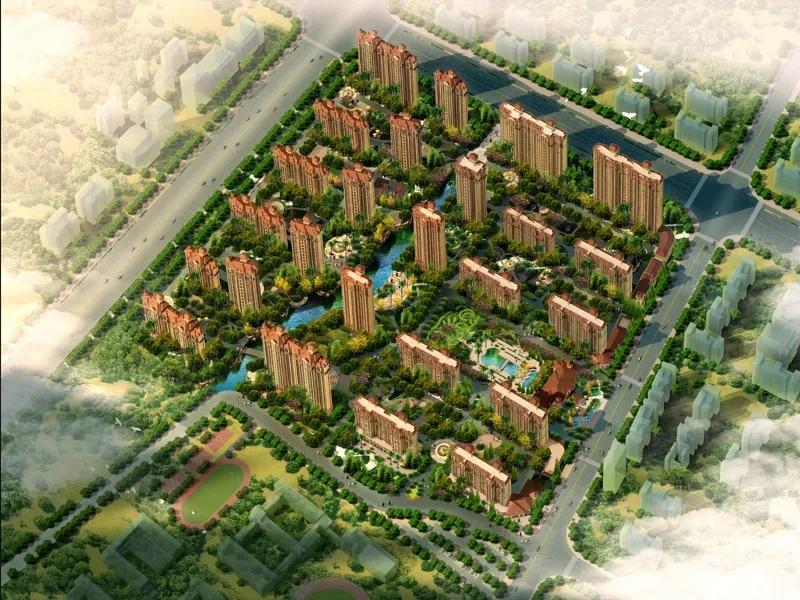 骏和棕榈湾效果图骏和棕榈湾鸟瞰图