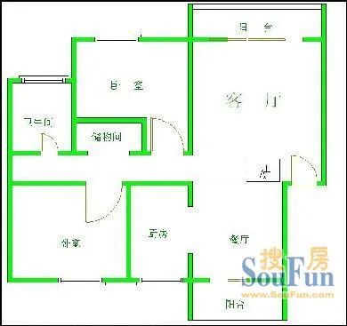 美菱冰箱厂宿舍户型图