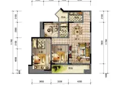 沱二桥头精装大四房 楼层好 采光充 足视野开阔可看江