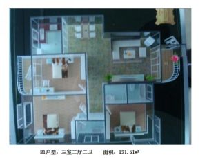 旺和山水金庭3室2厅南北