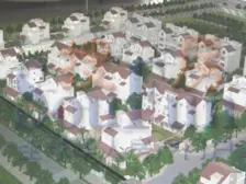 别墅社区,双拼别墅,带车位,使用面积大