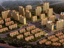 中航城A 高楼层精装修 四房通透 看园博苑一线海景