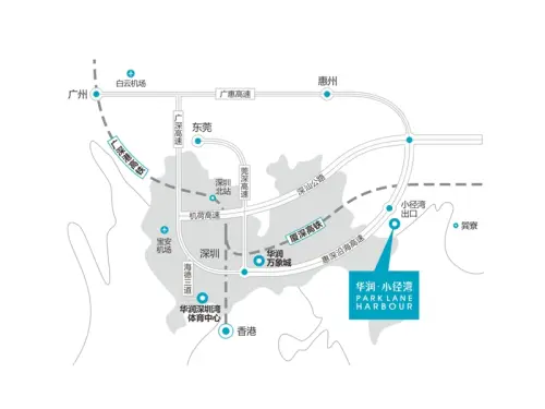 华润小径湾交通图交通图