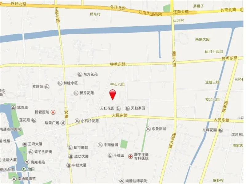 盛和花半里交通图交通图