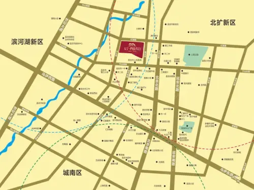 天宁西街 交通图小区区位图