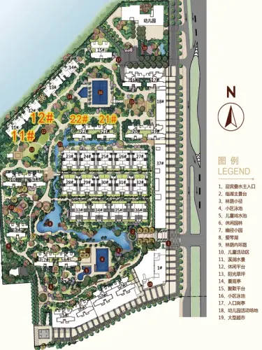 东海银湾效果图规划图