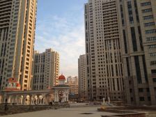 群力D铁毛坯带前后110米花园无遮挡户型方正