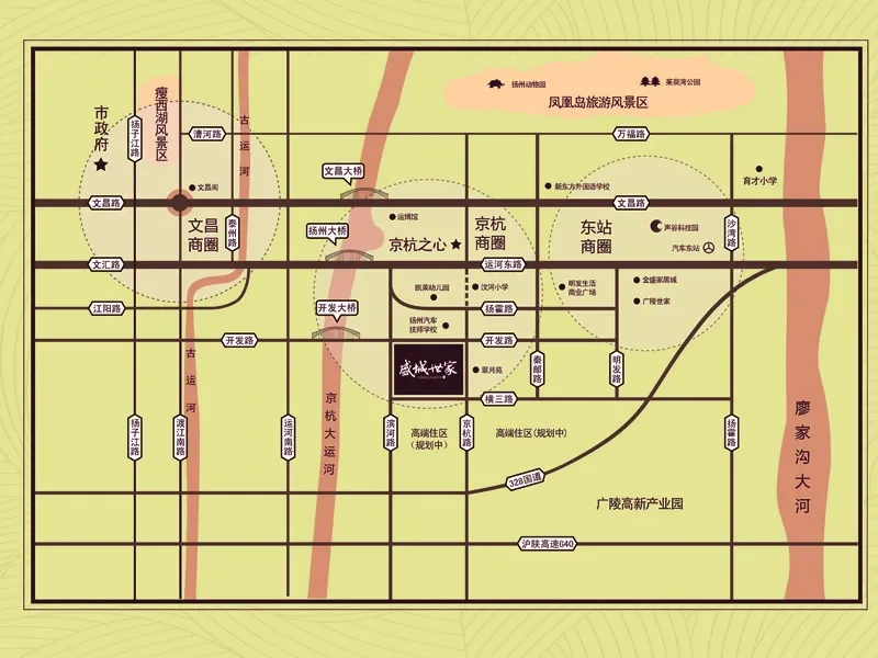 盛城世家交通图区位图 盛城世家交通图区位图