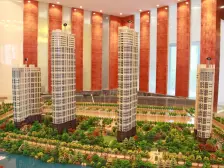 城泰江来通透大三房带露台 专梯专户 临朝阳江滩公园