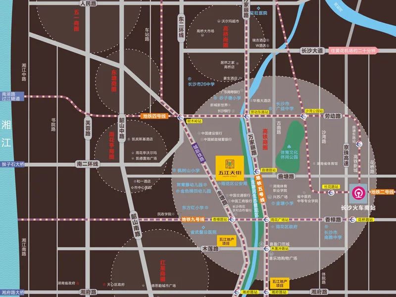 五江天街交通状况
