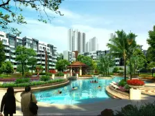 金江港湾两房 户型方正采光好 家具家齐全拎包入住