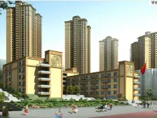 金科世界城(江津) 3室2厅 东南