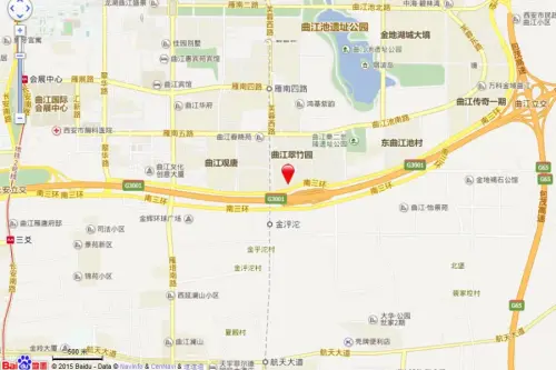 公园地产 物业地址:西安曲江芙蓉西路与雁南路5路十字以南200米(南湖