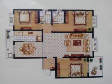 巨龙花园 两室两厅 户型方正