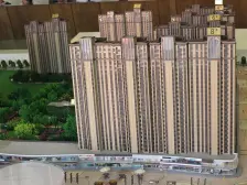 长江一号边户大两房魔变三房精装采光好少有的户型