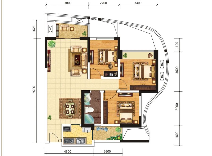 户型图3/3