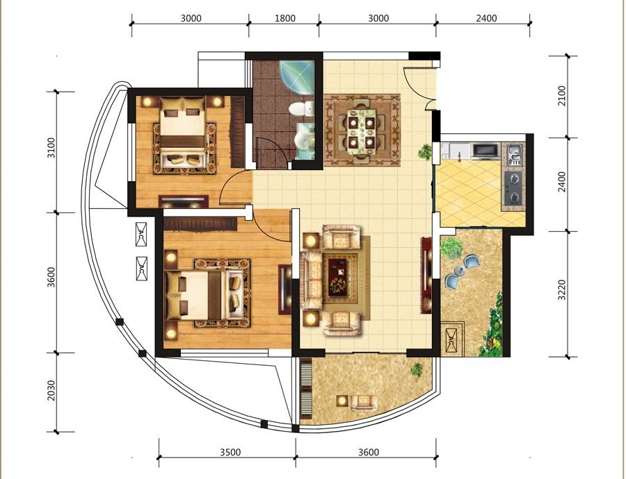 户型图3/3