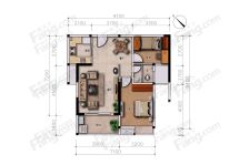 急售亏本卖 君悦海湾 78平2房 8900元一平 小园区