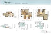 招商依云江湾户型一期叠拼别墅a4户型