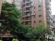 市政府沿湖D一排楼中楼,看白鹭洲公园湖,下沉式舞台