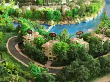 独栋别墅 密度低,环境好,出门就是云东海湿地公园