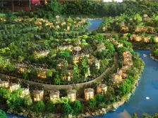 丽日天鹅湖独栋别墅,天然湖景,居住舒适,花园400方