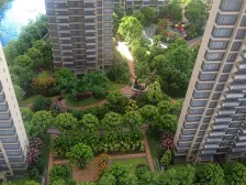 百平临河花园,总计三层,无遮挡采光明亮,四开间朝南