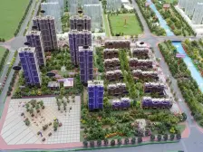 万科城湖心岛 3室2厅 东南