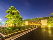 保利海德公园三房 东南向 中楼层 阳台望去200米楼间距