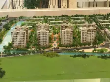 电梯高区俯瞰小区内景,视野棒棒的,带车位,品相好