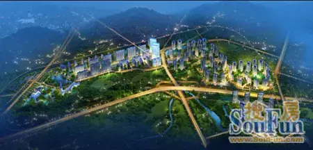 从融汇国际温泉城步行仅8分钟即到三峡广场,规划建设中的地铁1号线