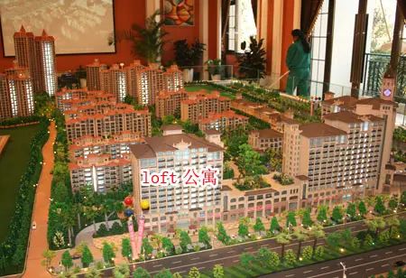 洪客隆地中海阳光公寓沙盘图