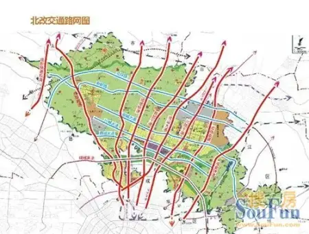 北部商城片区,新都"198"片区,涉及大丰街道,三河街道,斑竹园镇,木兰镇