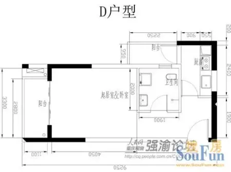 民心佳园户型图c和d户型