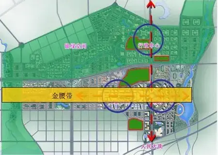 南部新城商业规划图