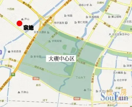 小搜探地:北仑凤洋一路西,庐山路北地块实探