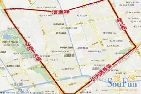 该板块紧邻徐汇区,是闵行区离市中心最近的区域,地理位置比较优越.