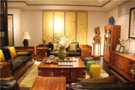 中式韵味国际风范 苏梨新中式家具无锡店盛大开业