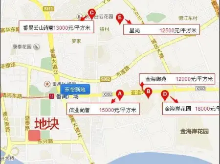 金融街番禺市桥项目规划获批 将建6栋超高层住宅