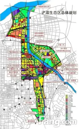 不知道大家对这个数字有没有概念,它的主体位于灞桥区和未央区,与市