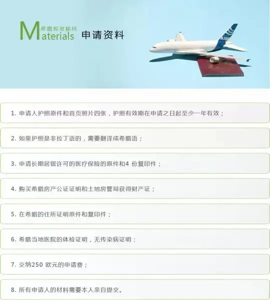 希腊购房移民办理永居需要哪些材料？