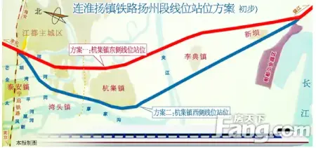 连淮扬镇铁路预计2020年通车 高铁"大动脉"提速扬城发展