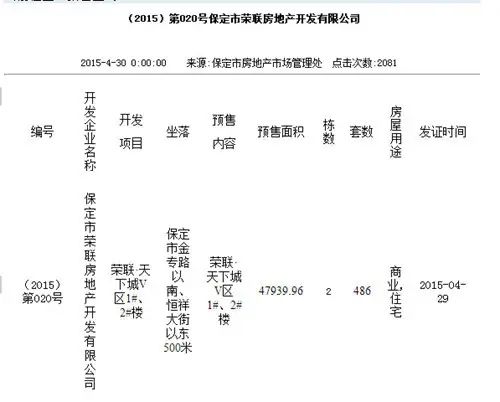 预售证 预售证