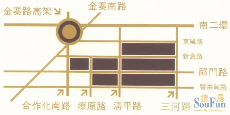 天下锦城交通状况