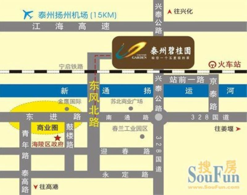 泰州碧桂园交通状况
