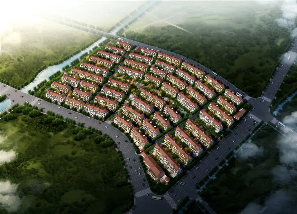 雅戈尔香湖湾整体鸟瞰图