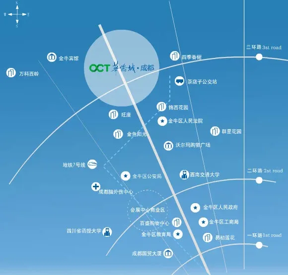 成都华侨城东岸交通状况
